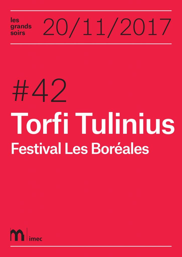 Festival Les Boréales - Les grands soirs. Torfi Tulinius