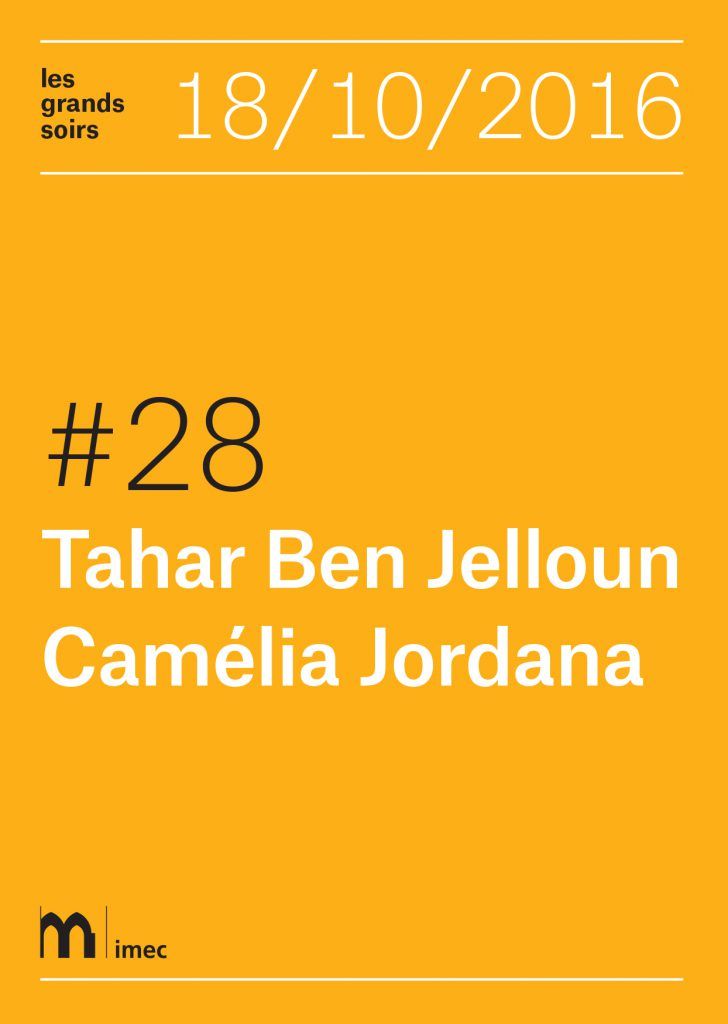 COMPLET - Les grands soirs. Tahar Ben Jelloun et Camélia Jordana