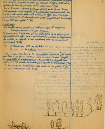 Aller partout. Les archives d'Hubert Damisch.