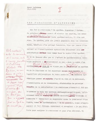 Henri Lefebvre, une trajectoire singulière