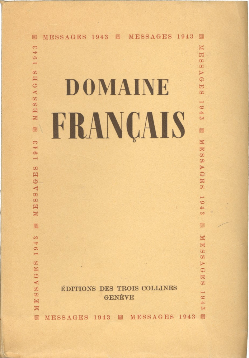 image for Éditions des Trois Collines / François Lachenal