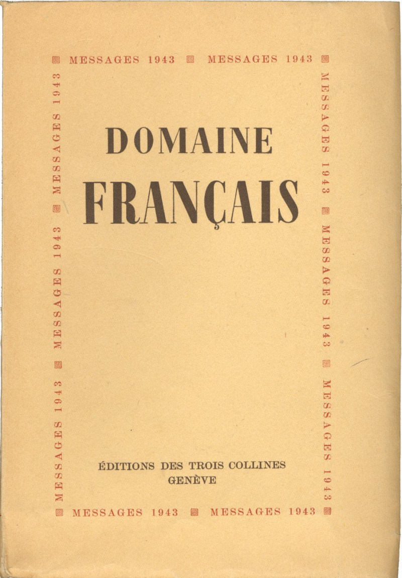 image for Éditions des Trois Collines / François Lachenal