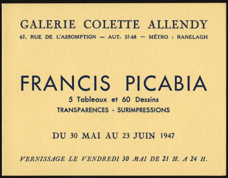 image for Galerie Colette Allendy