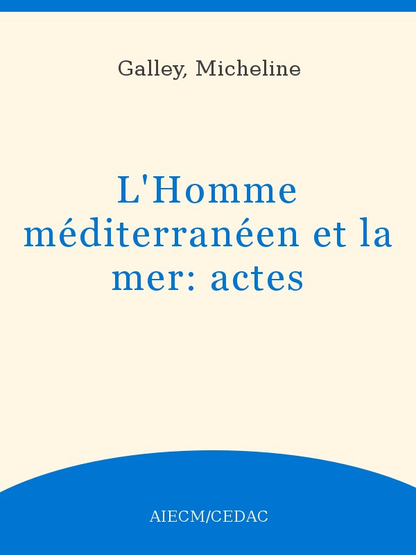 image for Association Internationale d'Etude des Civilisations Méditerranéennes (AIECM)