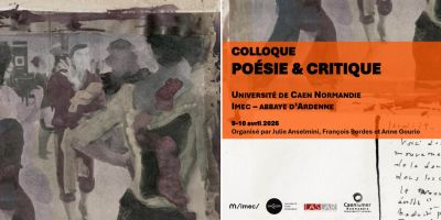 État(s) critique(s) de la poésie : une traversée des collections conservées à l'Imec