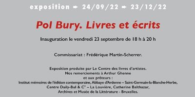 Exposition Pol Bury au Centre des livres d'artistes