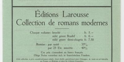Les éditions Larousse et la « Collection de Vienne »