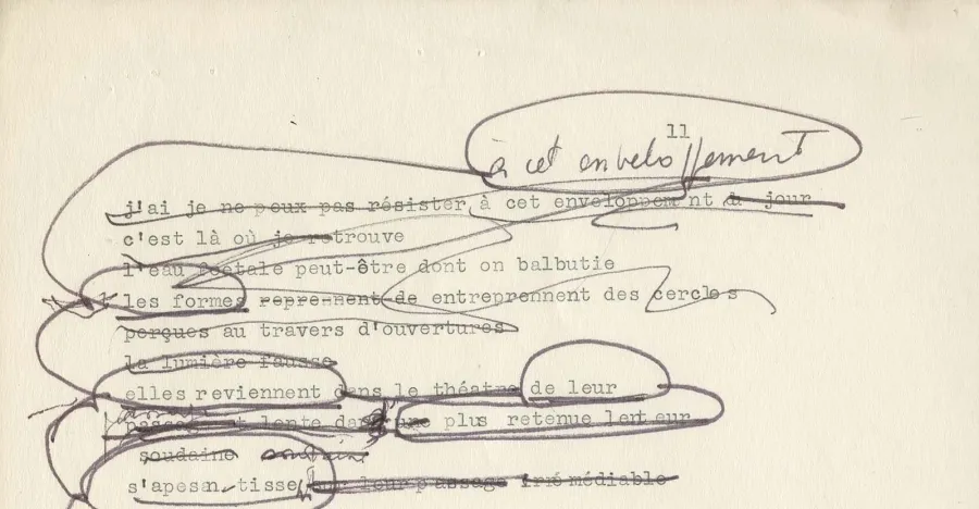 « Les Papiers » : Anne-Marie Albiach