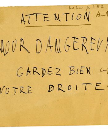 Attention amour dangereux