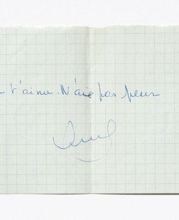 Je t'aime. N'aie pas peur