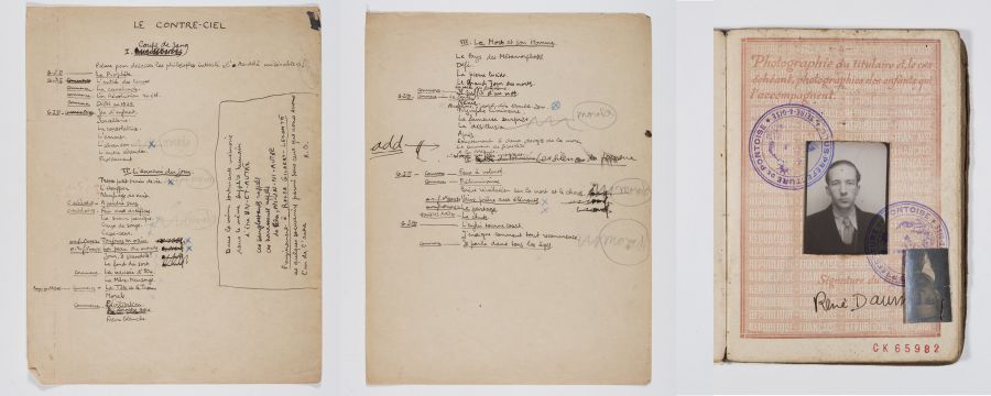 Les archives de René Daumal entrent à l’Imec
